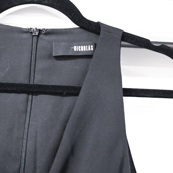 Nicholas Size 4 Deep V-Neck Drape Sleeveless Blouse - Picture 3 of 7